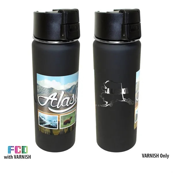 Black color option for Halcyon® 20 Oz. Sport Bottle, Fcd With Varnish Or Varnish O