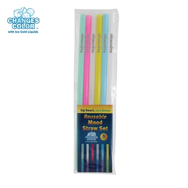 Extra color option for Reusable Mood™ Straw   6 Pack