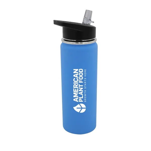 Blue color option for Halcyon® 20 Oz. Sports Bottle With Flip Straw Lid