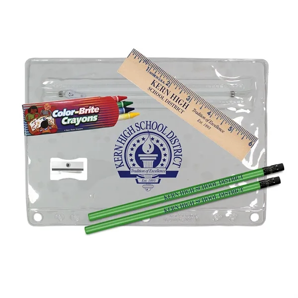 Clear color option for Premium Transparent School Kit