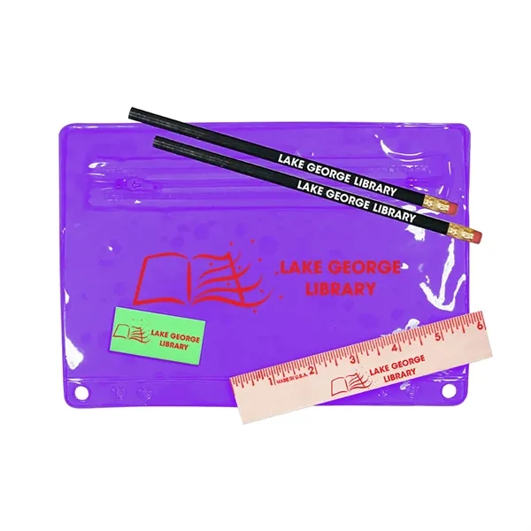 Trans Purple color option for Premium Transparent School Kit