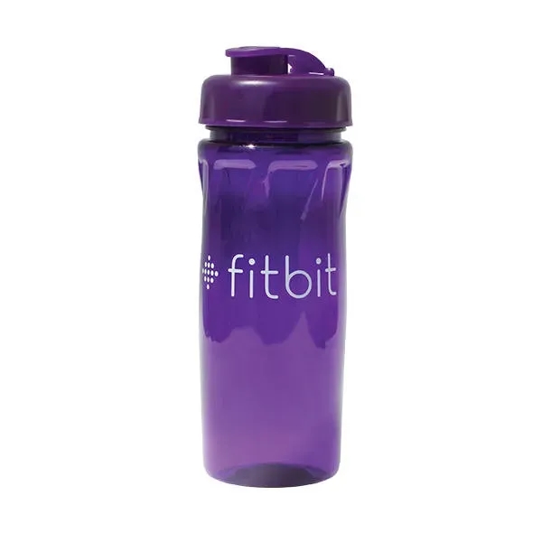 Trans Purple color option for 18 Oz. Poly Saver Pet Bottle With Flip Top Cap