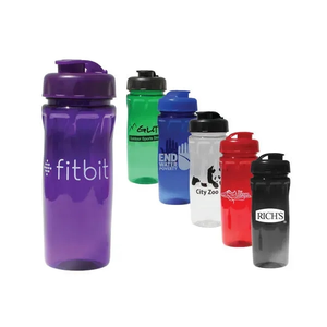 Photo of 18 Oz. Poly Saver Pet Bottle With Flip Top Cap