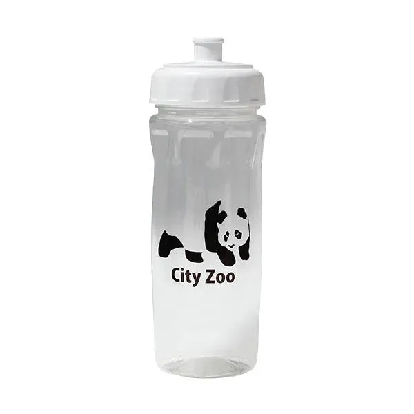 Clear color option for 18 Oz. Poly Saver Pet Bottle With Push 'N Pull Cap