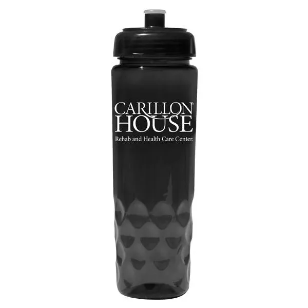 Trans Black color option for 24 Oz. Poly Saver Pet Bottle With Push 'N Pull Cap