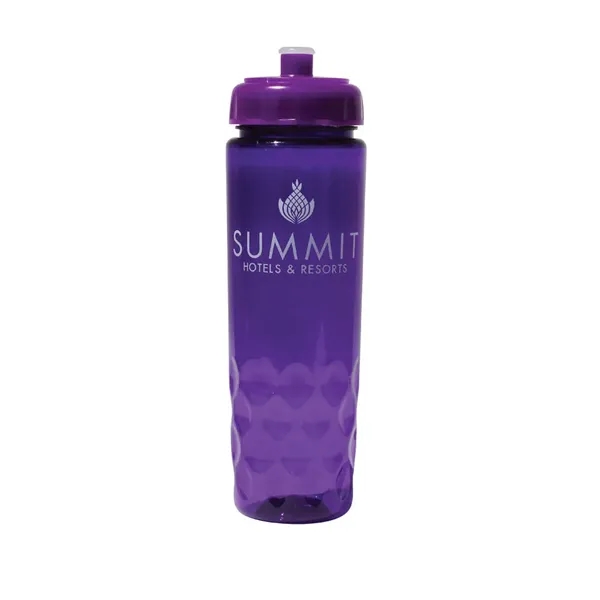 Trans Purple color option for 24 Oz. Poly Saver Pet Bottle With Push 'N Pull Cap