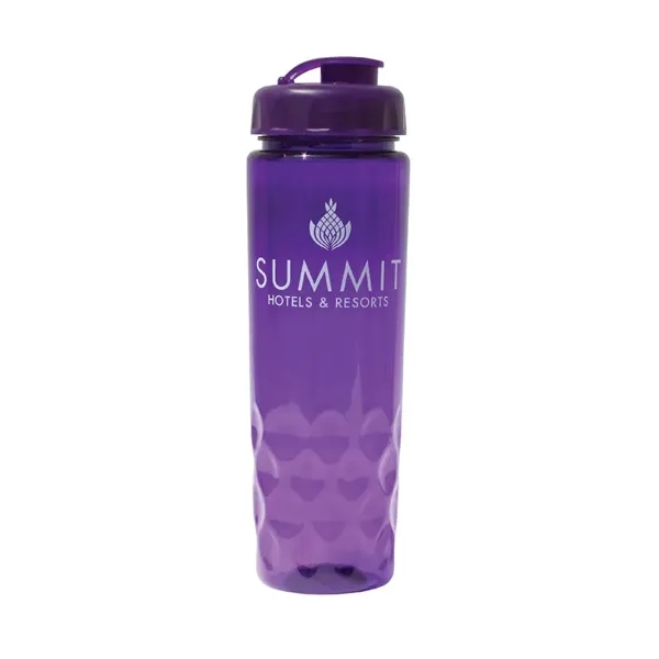 Trans Purple color option for 24 Oz. Poly Saver Pet Bottle With Flip Top Cap