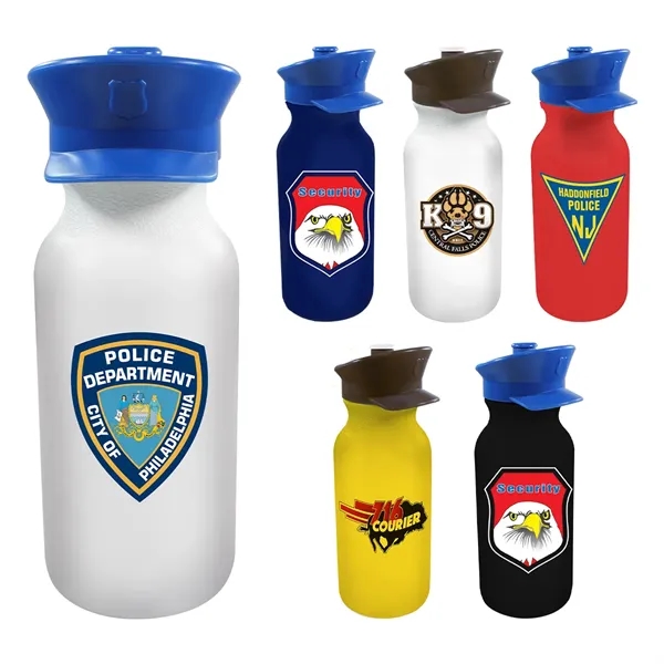 Extra color option for 20 Oz. Value Cycle Bottle With Police Hat Push 'N Pull Cap,