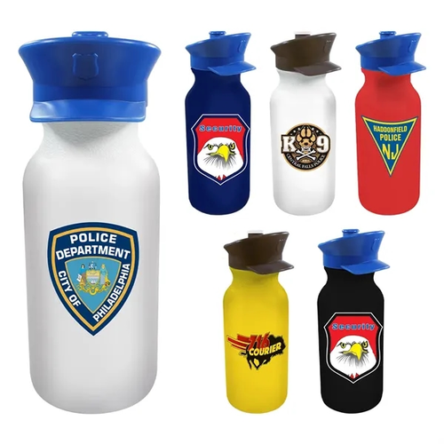 Main photo of 20 Oz. Value Cycle Bottle With Police Hat Push 'N Pull Cap,