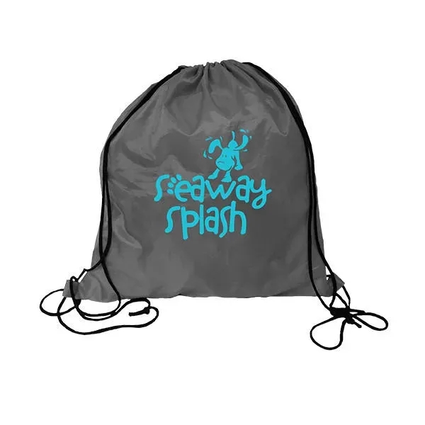Gray color option for Rpet Drawstring Backpack
