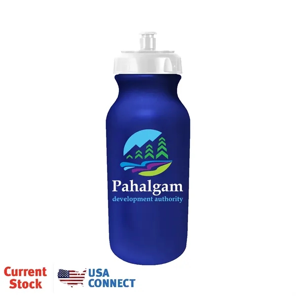 Blue color option for 20 Oz. Value Cycle Bottle, Full Color Digital
