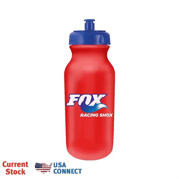 Red color option for 20 Oz. Value Cycle Bottle, Full Color Digital