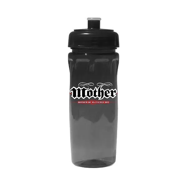 Trans Black color option for 18 Oz. Poly Saver Pet Bottle With Push 'N Pull Cap, Full Col