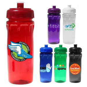 Photo of 18 Oz. Poly Saver Pet Bottle With Push 'N Pull Cap, Full Col