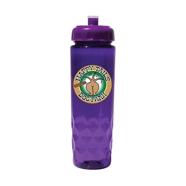 Trans Purple color option for 24 Oz. Poly Saver Pet Bottle With Push 'N Pull Cap, Full Col