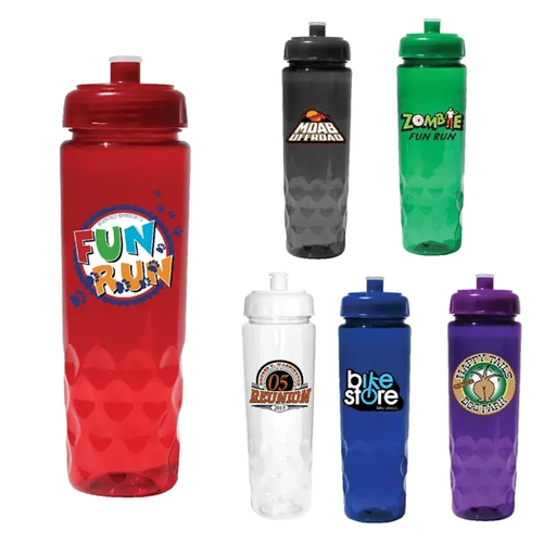 Main photo of 24 Oz. Poly Saver Pet Bottle With Push 'N Pull Cap, Full Col
