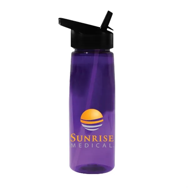 Trans Purple color option for 30 Oz. Poly Saver Pet Bottle With Straw Cap, Full Color Digi