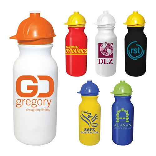 Main photo of 20 Oz. Value Cycle Bottle W/ Safety Helmet Push 'N Pull Cap