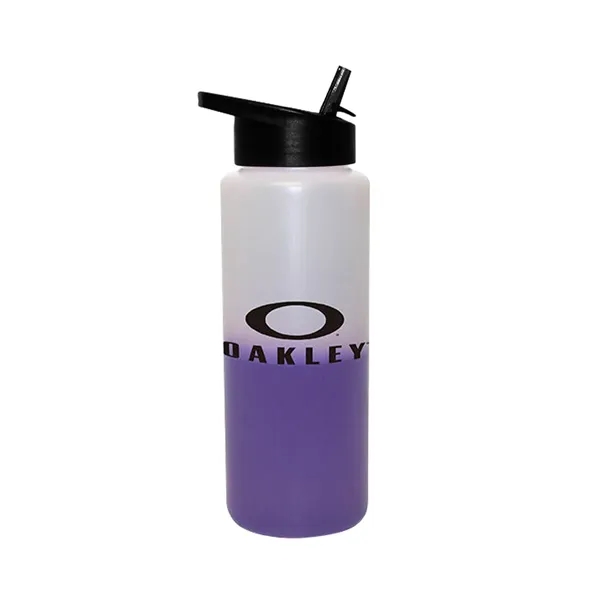 Frosted To Purple color option for Mood 32 Oz. Sports Bottle With Straw Cap Lid