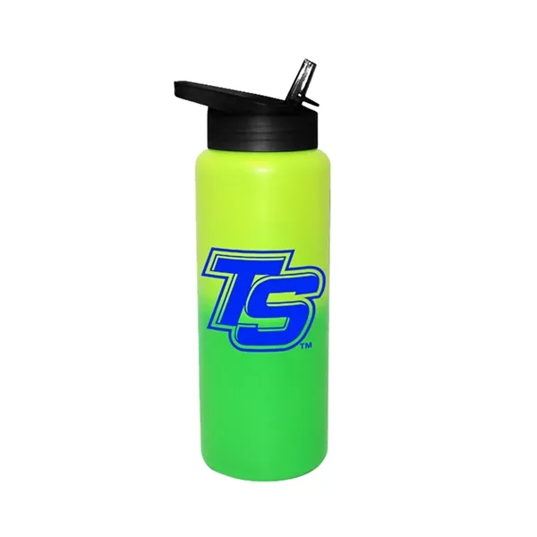Yellow To Green color option for Mood 32 Oz. Sports Bottle With Straw Cap Lid
