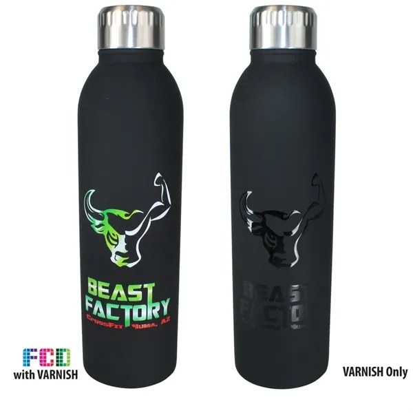 Black color option for Halcyon® 17 Oz. Deluxe Bottle, Fcd With Varnish Or Varnish
