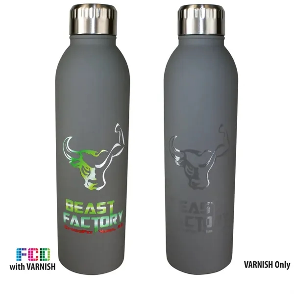 Dark Gray color option for Halcyon® 17 Oz. Deluxe Bottle, Fcd With Varnish Or Varnish