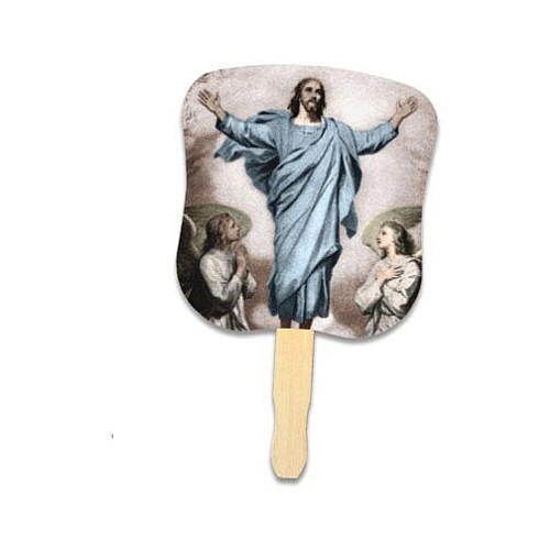 Photo of Stock Design Hand Fan Resurrection Of Jesus