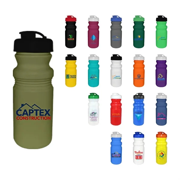 Blue color option for 20 Oz. Cycle Bottle With Flip Top Cap