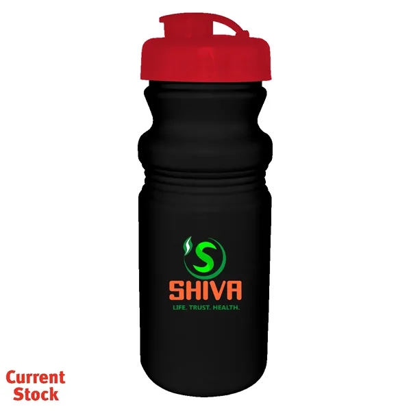 Black color option for 20 Oz. Cycle Bottle With Flip Top Cap, Full Color Digital Di