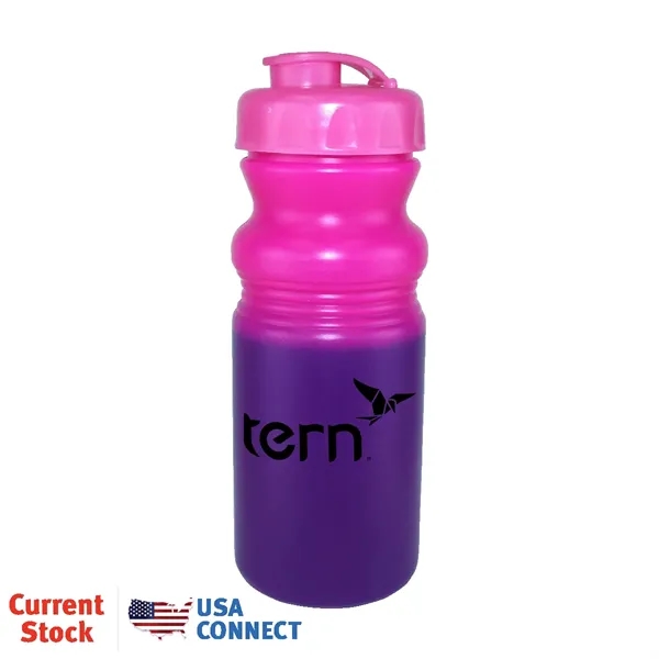 Pink To Purple color option for Mood™ 20 Oz. Cycle Bottle With Flip Top Cap