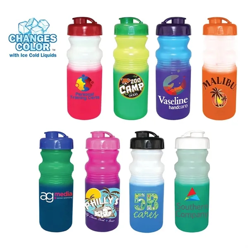 Main photo of Mood™ 20 Oz. Cycle Bottle With Flip Top Cap, Full Color Di