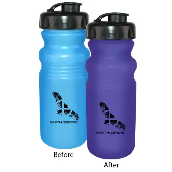 Light Blue To Violet color option for Sun Fun 20 Oz. Cycle Bottle With Flip Top Cap