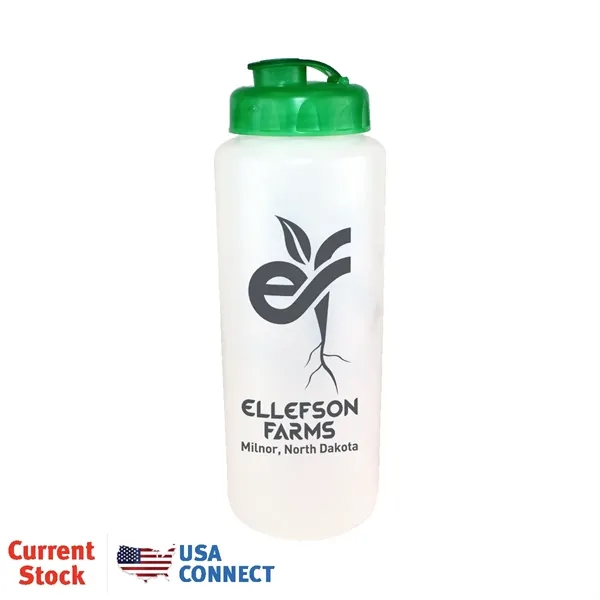 Frosted color option for 32 Oz. Sports Bottle With Flip Top Cap