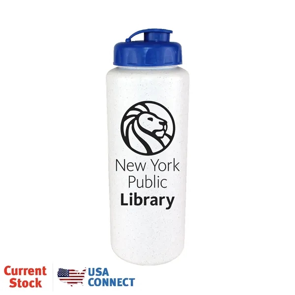 Granite color option for 32 Oz. Sports Bottle With Flip Top Cap