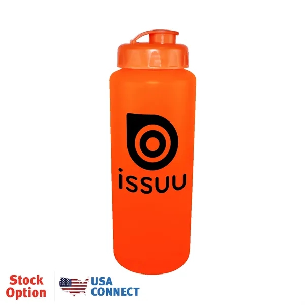 Neon Orange color option for 32 Oz. Sports Bottle With Flip Top Cap
