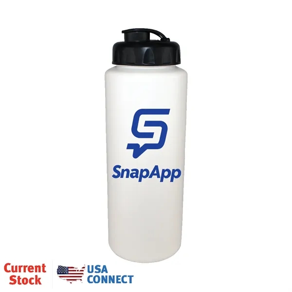 White color option for 32 Oz. Sports Bottle With Flip Top Cap