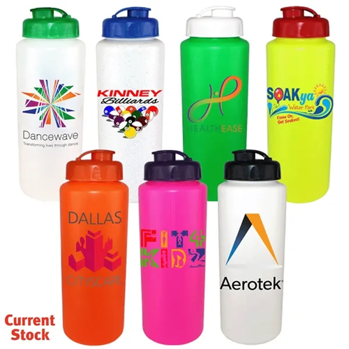 Main photo of 32oz. Sports Bottle With Flip Top Cap, Full Color Digital