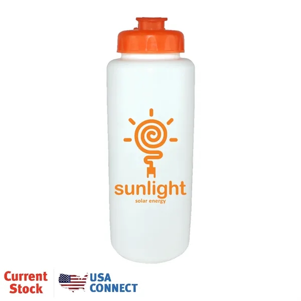 White color option for 32 Oz. Grip Bottle With Flip Top Cap