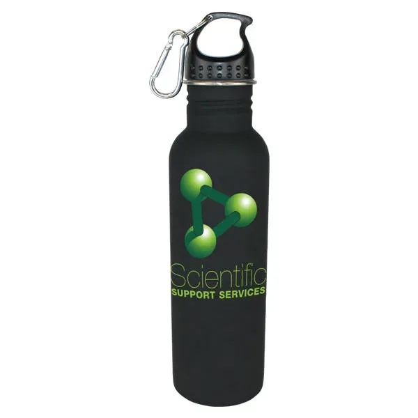 Black color option for Halcyon® 25 Oz. Stainless Quest Bottle, Full Color Digital