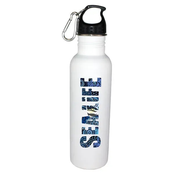 White color option for Halcyon® 25 Oz. Stainless Quest Bottle, Full Color Digital