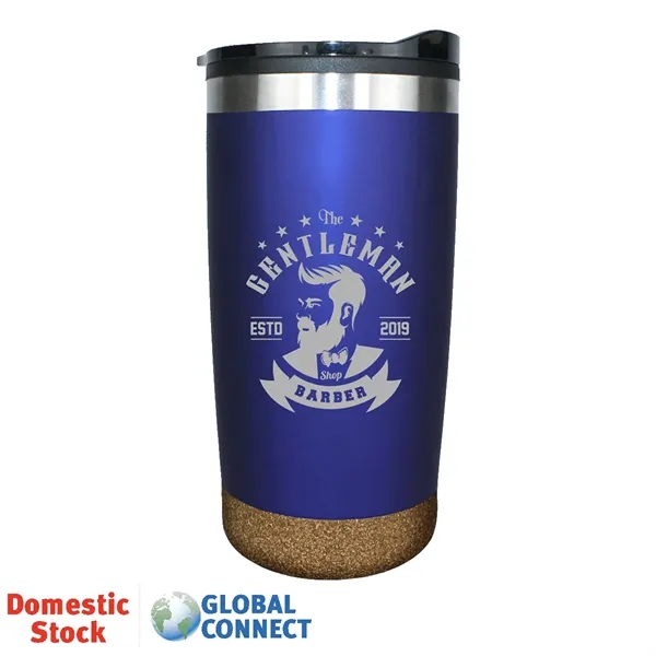 Blue Metallic color option for Halcyon® 20 Oz. Cork Bottom Tumbler