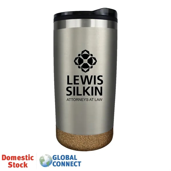 Silver Metallic color option for Halcyon® 20 Oz. Cork Bottom Tumbler