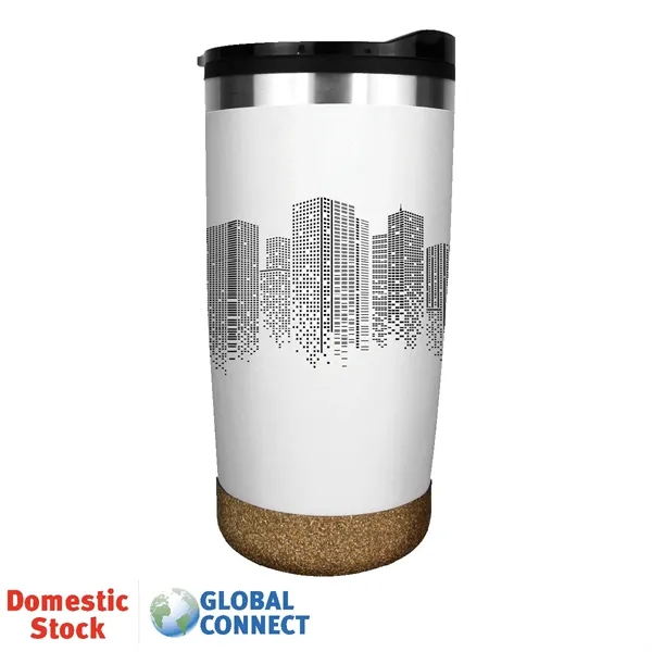 White color option for Halcyon® 20 Oz. Cork Bottom Tumbler