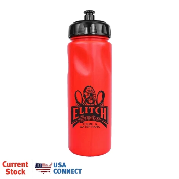 Red color option for 24 Oz. Cycle Bottle With Push 'N Pull Cap