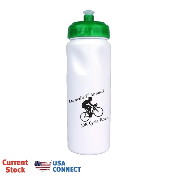 White color option for 24 Oz. Cycle Bottle With Push 'N Pull Cap
