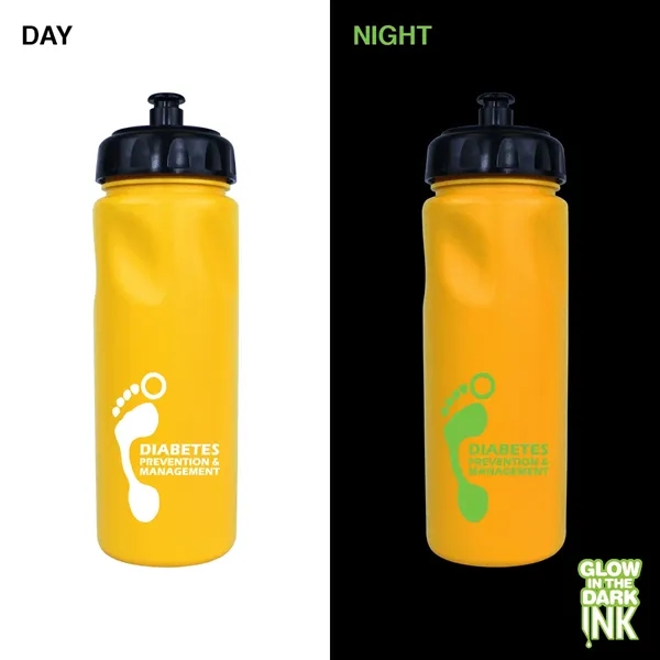 Yellow color option for 24 Oz. Cycle Bottle With Push 'N Pull Cap