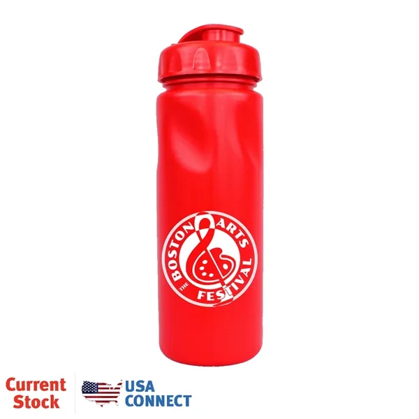 Red color option for 24 Oz. Cycle Bottle With Flip Top Cap
