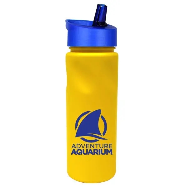 Yellow color option for 24 Oz. Cycle Bottle With Straw Cap Lid