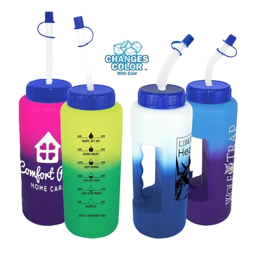 Main photo of Mood™ 32 Oz. Grip Bottle With Flexible Straw