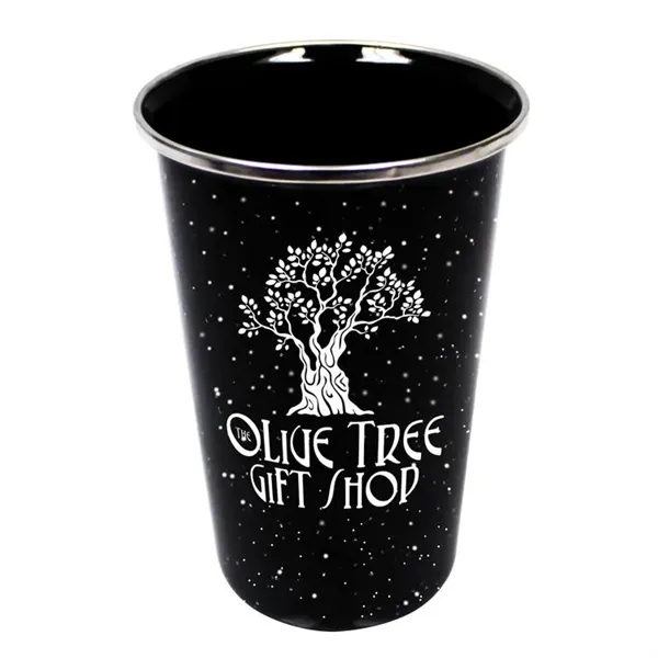 Black color option for 17 Oz. Speckled Enamelware Tumbler